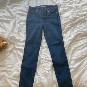 Madewell high rise skinny jeans 26”